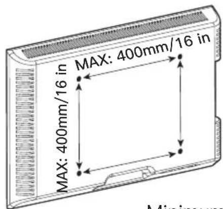 ErgoAV ERMTM1-01B - Check the VESA Pattern of Your TV before the Installation - 1