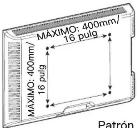 ErgoAV ERMTM1-01B - Revise el patrón VESA de la TV antes de la instalación - 1