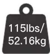 ErgoAV ERMTM1-01B - Weight Restrictions - 1