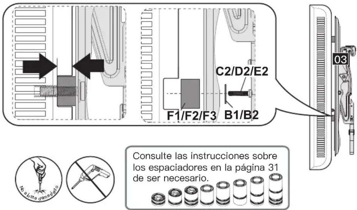 ErgoAV ERMTM1-01B - Opción E (Para agujeros empotrados) - 3