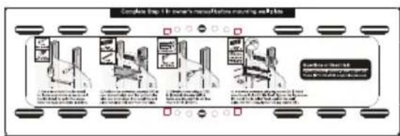 ErgoAV ERMTM1-01B - Supplied Parts and Hardware for Step 2 - 2