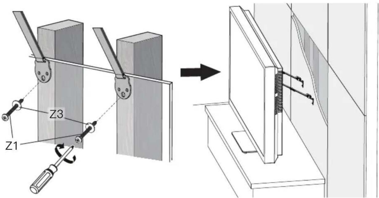 ErgoAV ERTSS2-01B - Para una instalación deestructura de madera - 9