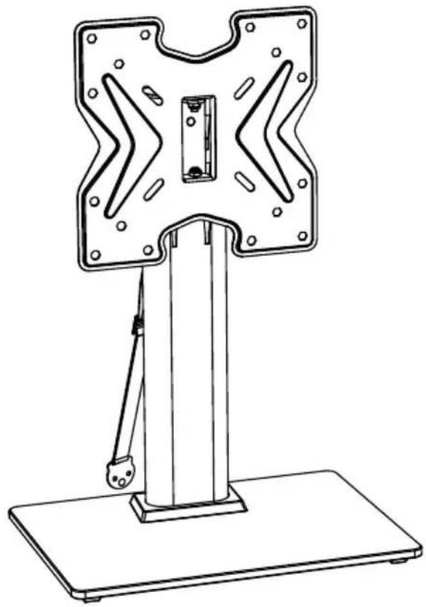 ErgoAV ERTSS2-01B - Table Top TV Stand Instruction Manual - 1