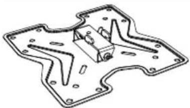 ErgoAV ERTSS2-01B - Supplied Parts and Hardware for Step 1 - 1