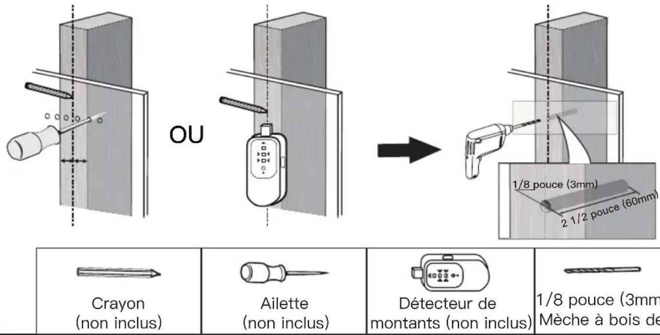 ErgoAV ERTSS2-01B - Pour l'installation de montants en bois - 2