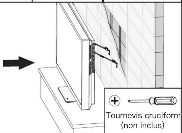 ErgoAV ERTSS2-01B - Étape 5C Pour une installation en béton massif ou en blocs de béton - 6
