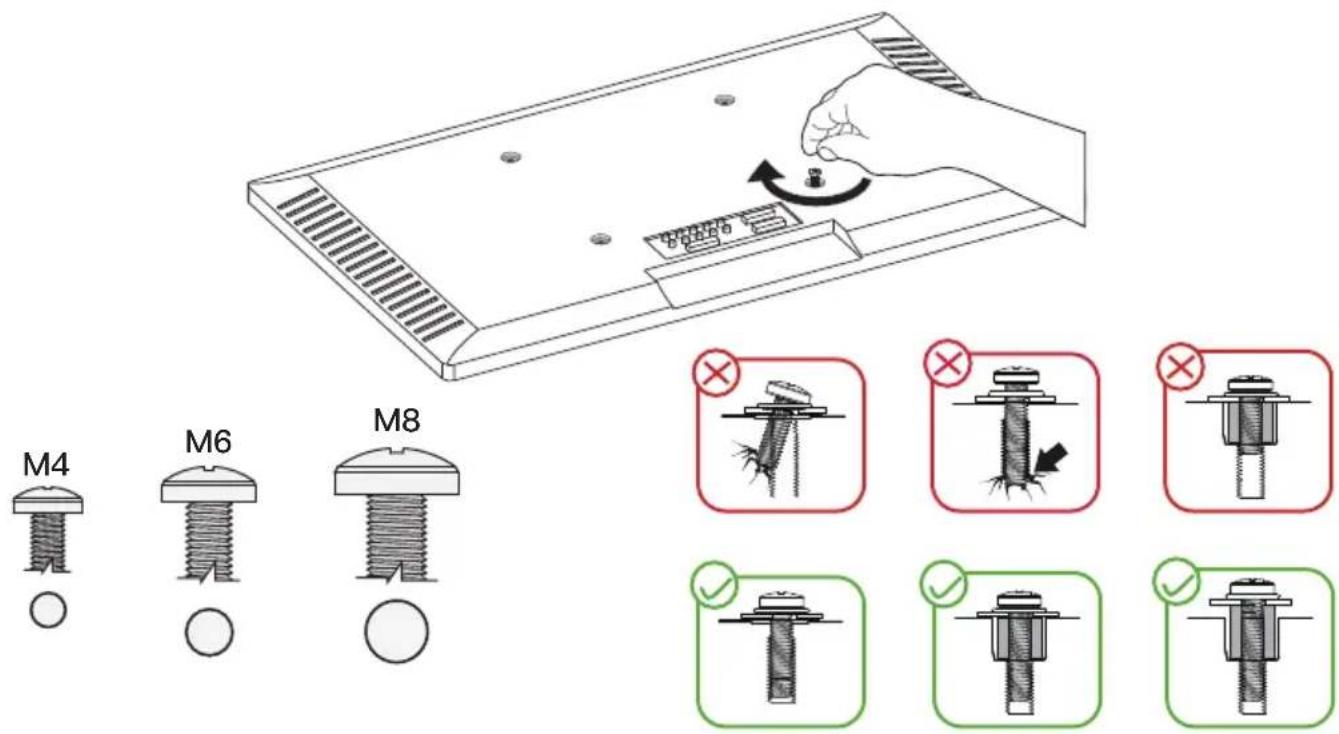 ErgoAV ERMMM7-01B - 1-1 Select TV Bolts - 1