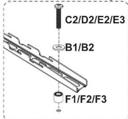 ErgoAV ERTSL2-01B - Option C (For TV with A "Bump") - 1
