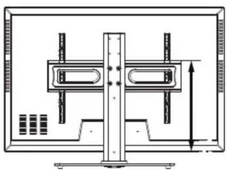 ErgoAV ERTSL2-01B - Étape 3 Connecter le la plaque TV [M] au pilier support [P] - 4