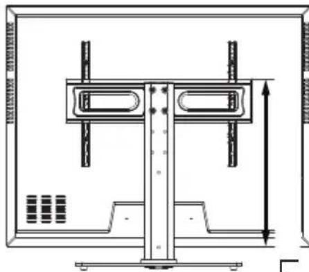 ErgoAV ERTSL2-01B - Étape 3 Connecter le la plaque TV [M] au pilier support [P] - 2