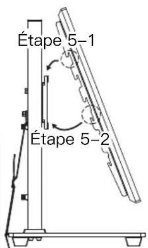 ErgoAV ERTSL2-01B - Étape 5 Fixer le télévisueur sur la plaque TV [M] et:gérer les fils. - 2