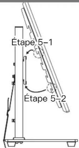 ErgoAV ERTSL2-01B - Étape 5 Fixer le télévisueur sur la plaque TV [M] et:gérer les fils. - 4