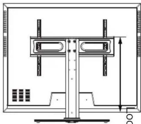 ErgoAV ERTSL2-01B - Step 3 Connect the TV Plate [M] to Support Pillar [P] - 2