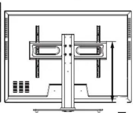 ErgoAV ERTSL2-01B - Étape 3 Connecter le la plaque TV [M] au pilier support [P] - 3