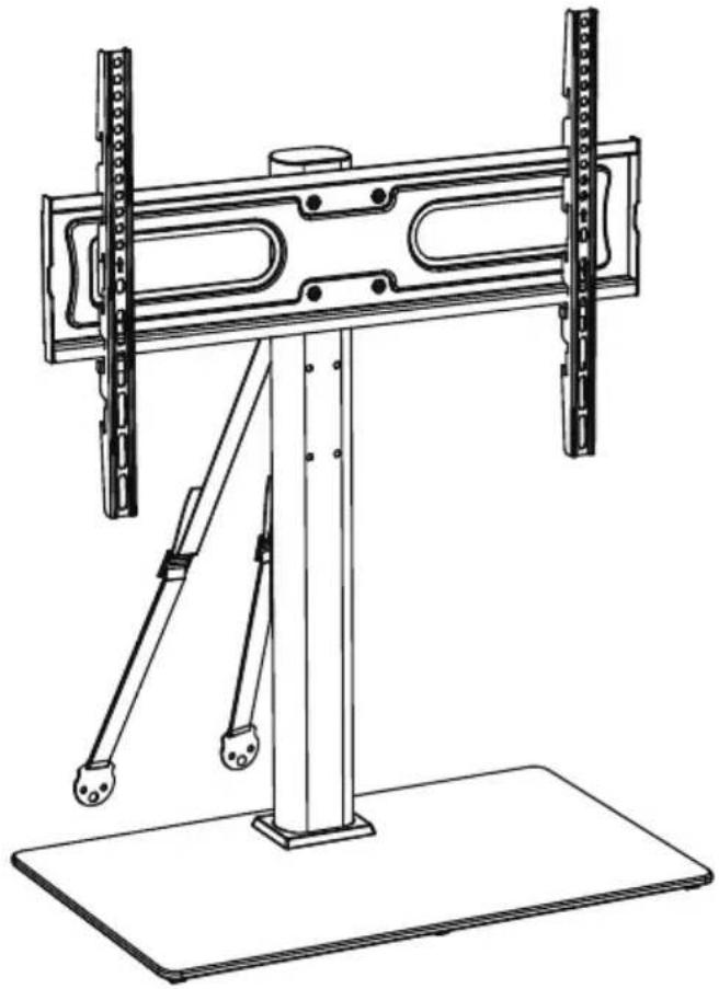 ErgoAV ERTSL2-01B - Table Top TV Stand Instruction Manual - 1
