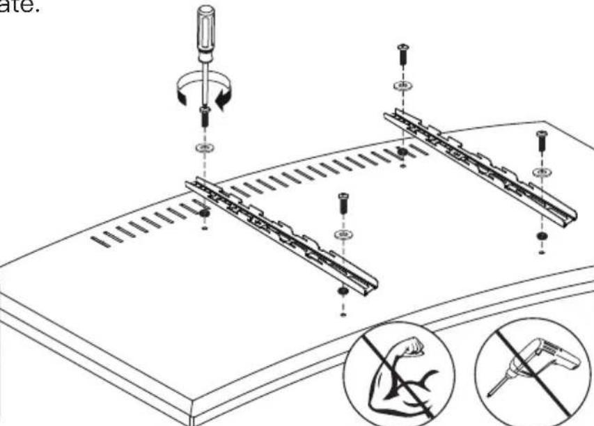 ErgoAV ERTSL2-01B - Option B (For Curved Back TV) - 3