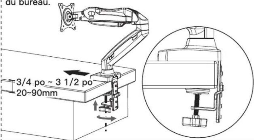 ErgoAV ERDGS1-01B - Option A : Pour le montage de la pince - 5
