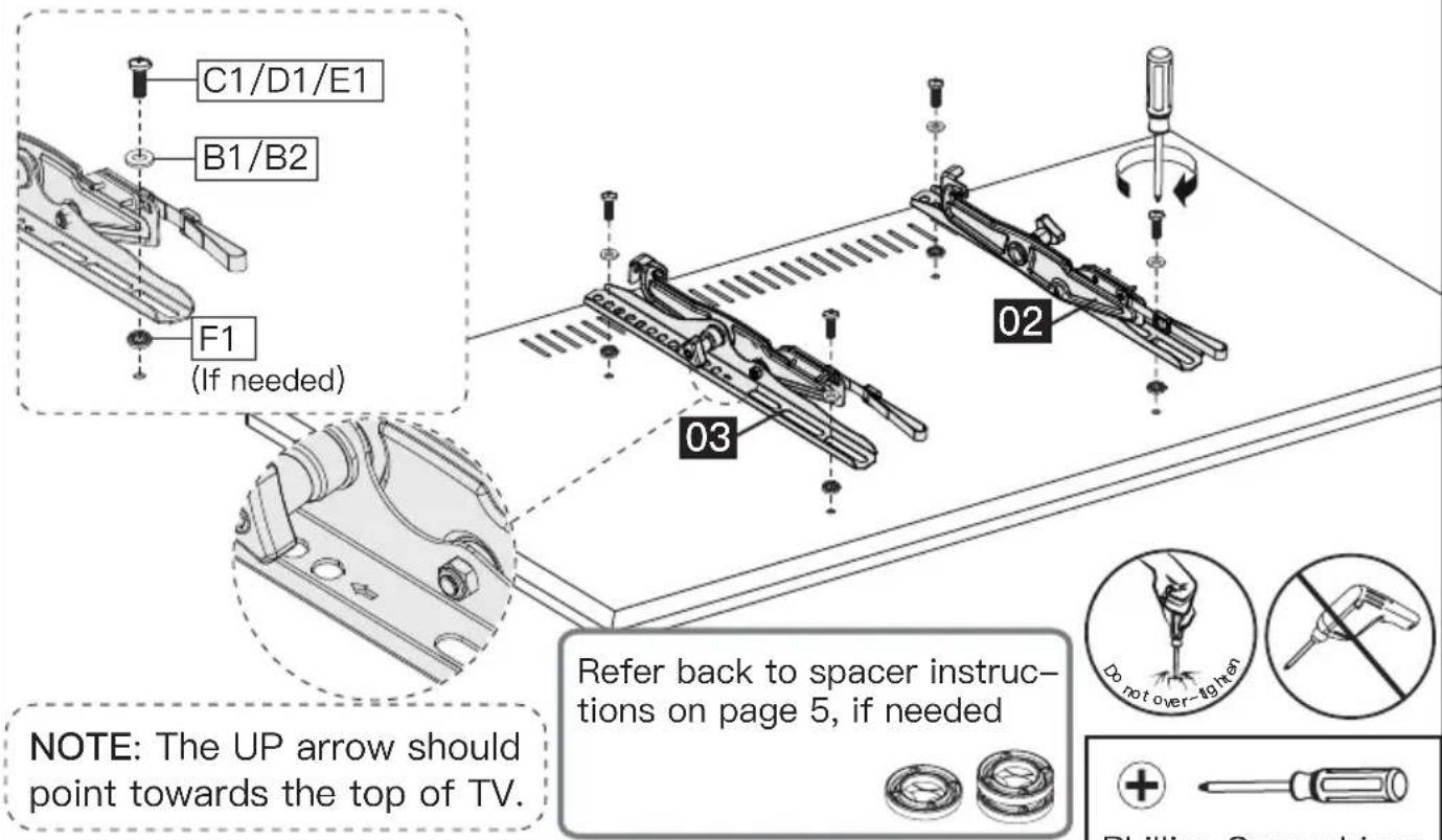 ErgoAV ERMTM2-01B - Select TV Bolts - 9