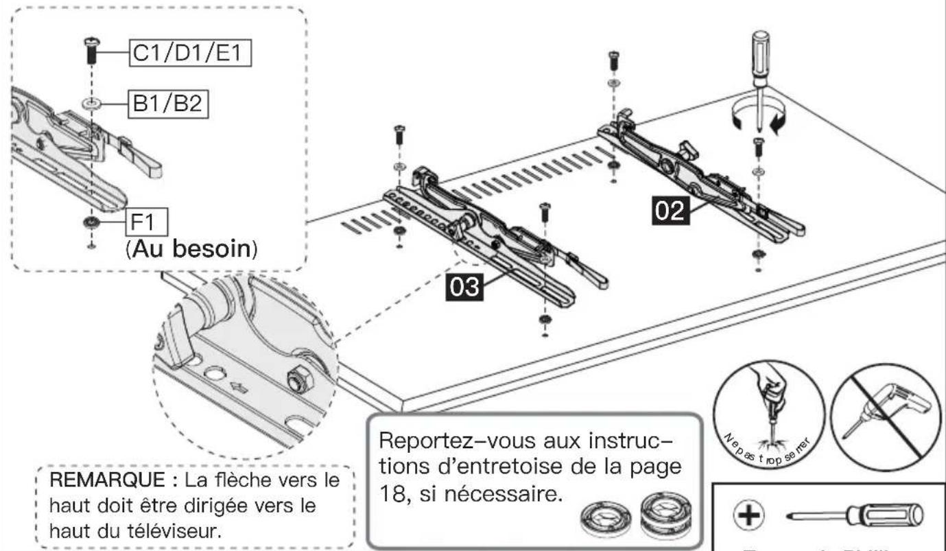 ErgoAV ERMTM2-01B - Pièces et matériel fournis pour l'étape 1 - 7