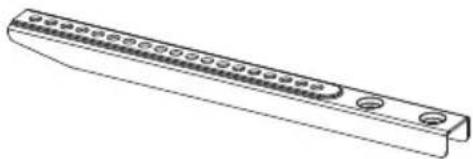 ErgoAV ERTSX1-01B - Supplied Parts and Hardware for Step 1 - 8