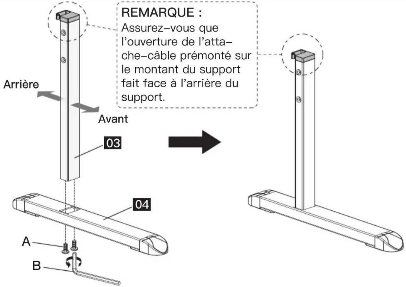ErgoAV ERTSX1-01B - Pièces et matériel fournis pour l'étape 1 - 1