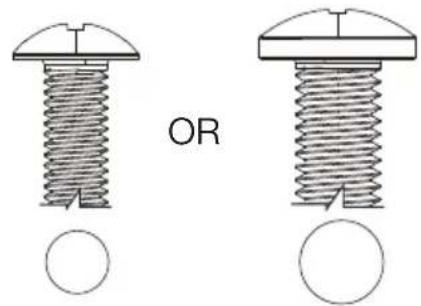 ErgoAV ERTSX1-01B - Select TV Bolts - 1