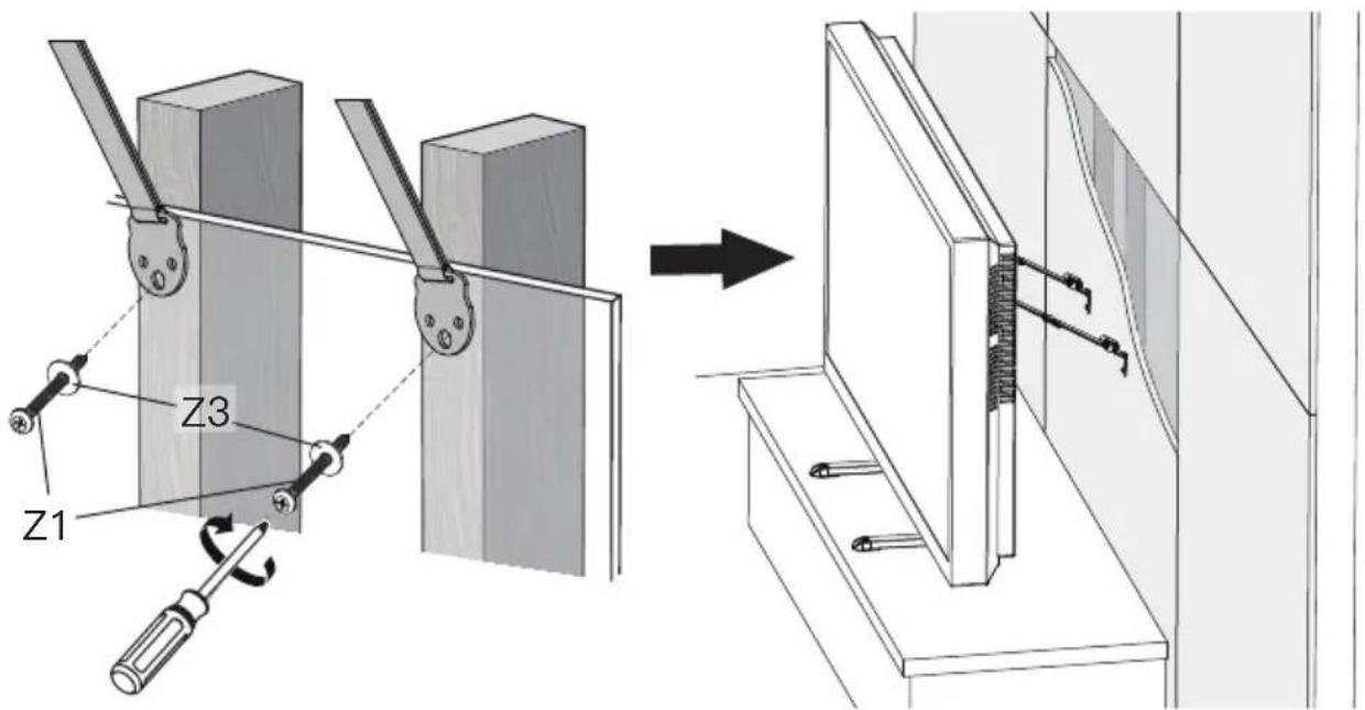ErgoAV ERTSX1-01B - For Wooden Stud Installation - 7
