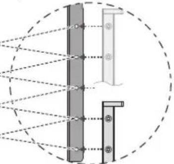 ErgoAV ERTSX1-01B - Étape 4 Fixer le pilier support [03] au téléviseur et gérer les câbles - 1