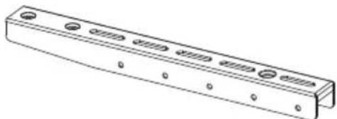 ErgoAV ERTSX1-01B - Supplied Parts and Hardware for Step 1 - 9