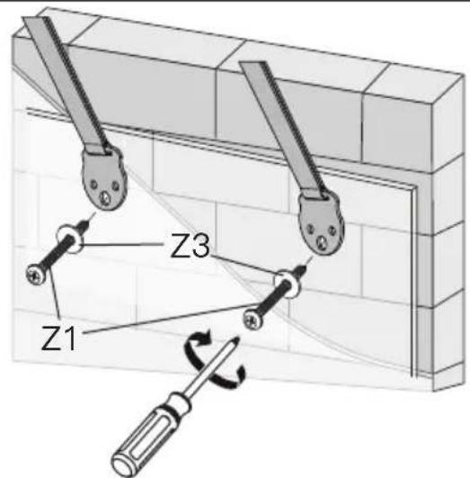ErgoAV ERTSX1-01B - Étape 5C For Solid Concrete or Concrete Block Installation - 5