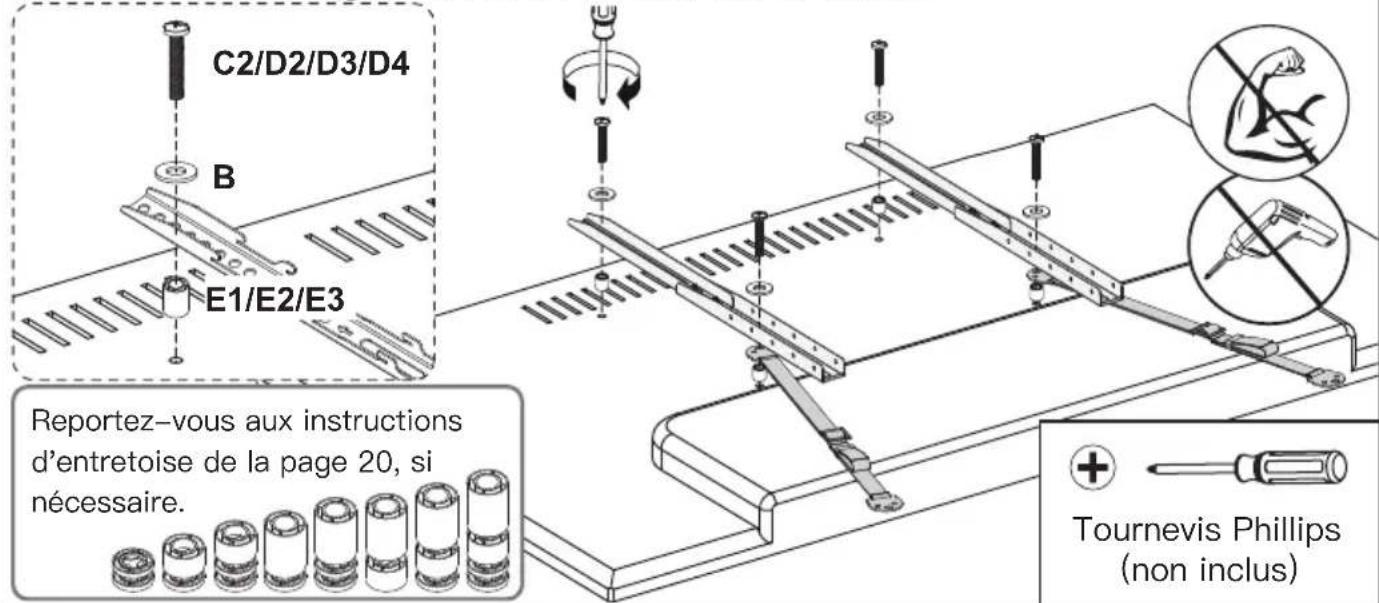 ErgoAV ERTSX1-01B - Option B (Pour téléviseur à dos incurvé) - 2