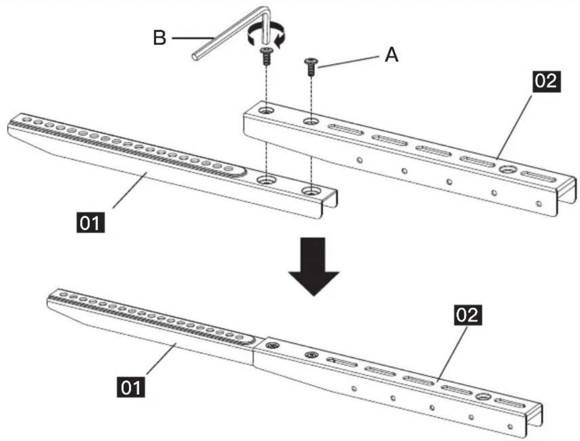 ErgoAV ERTSX1-01B - Pièces et matériel fournis pour l'étape 1 - 4