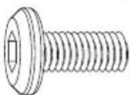 ErgoAV ERTSX1-01B - Supplied Parts and Hardware for Step 1 - 6