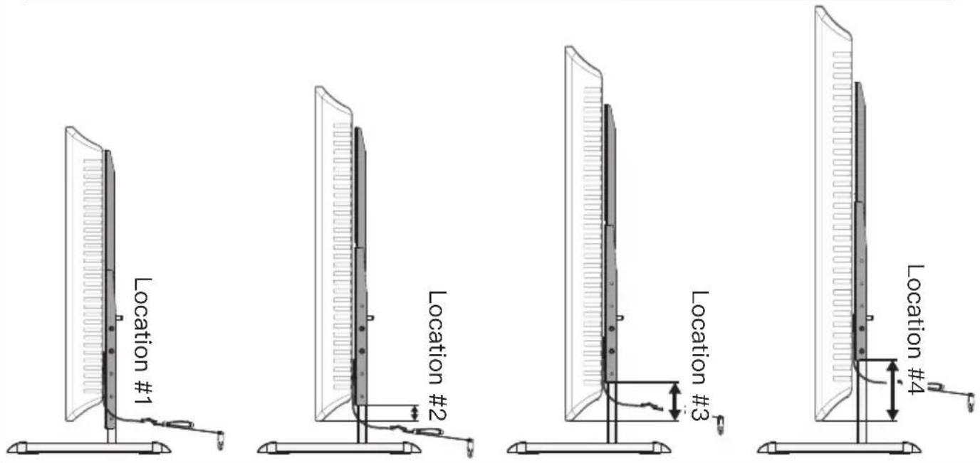 ErgoAV ERTSX1-01B - Step 4 Attach Support Pillar [03] to the TV and Manage the Wires - 2