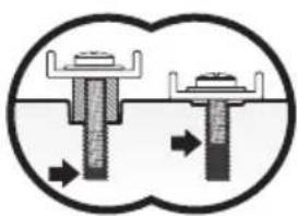 ErgoAV ERMML4-01B - Select TV Bolts - 4