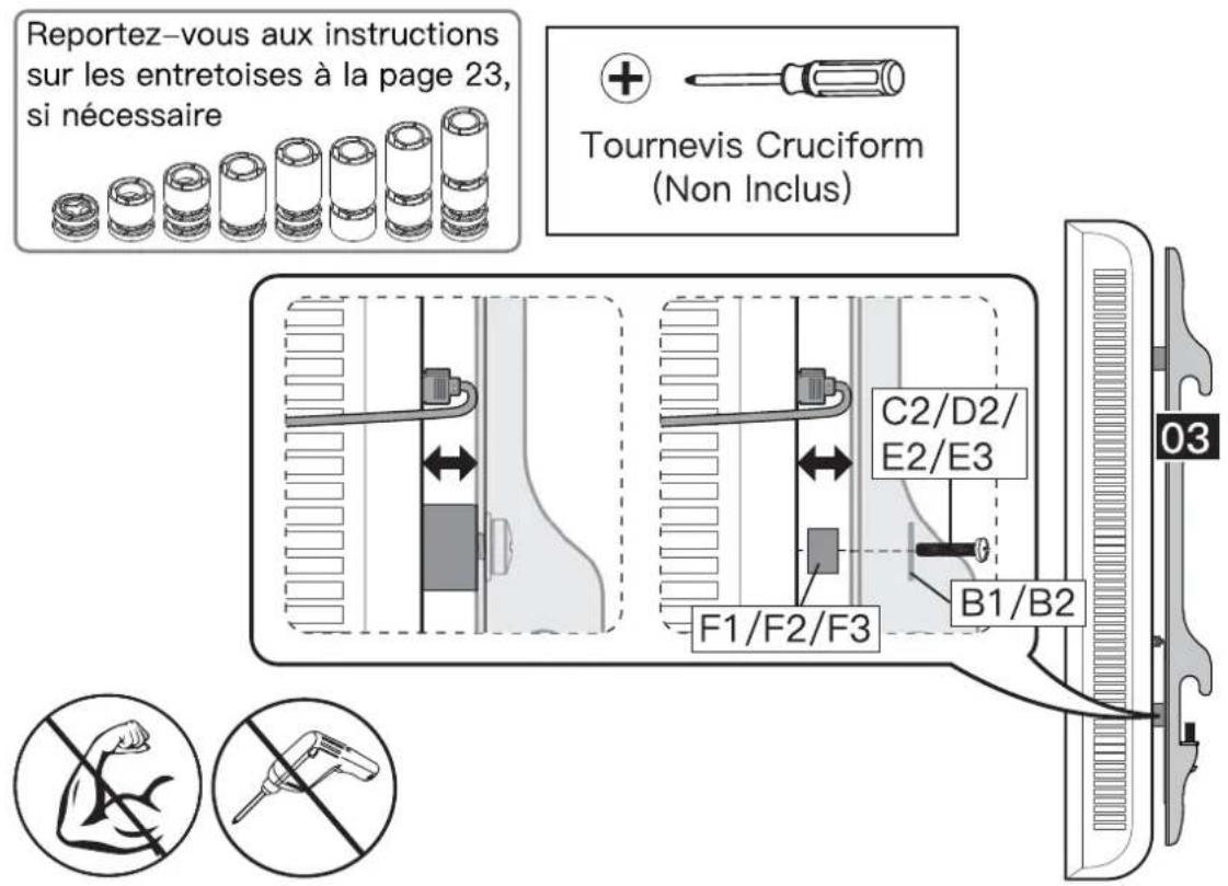 ErgoAV ERMCL1-01B - Choix D (pour téléviseur avec interférence de câble) - 1