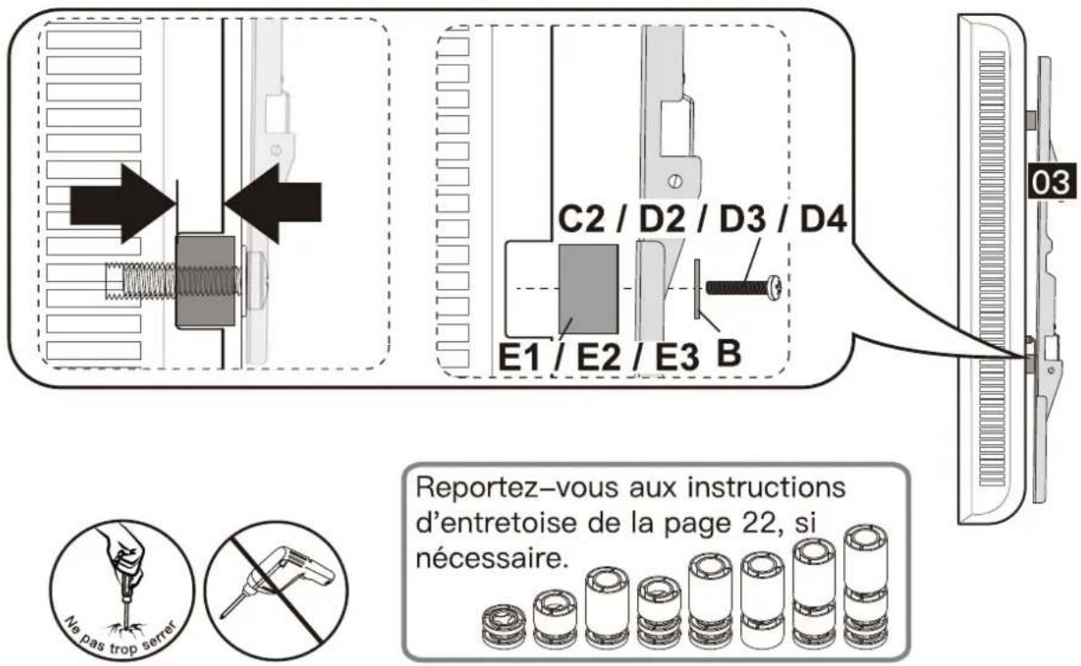 ErgoAV ERMMX1-01B - Option E (Pour les trous encastrés) - 3