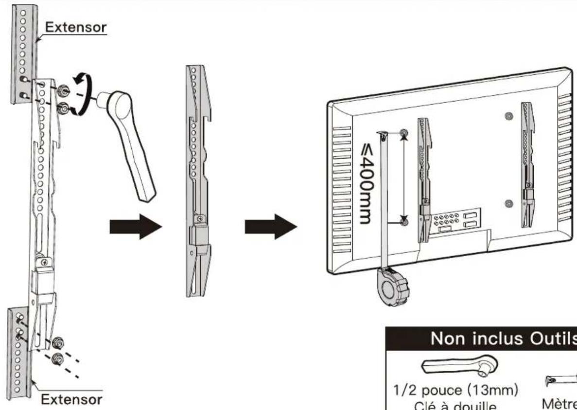 ErgoAV ERMMX1-01B - Déterminer la configuration de votre supports TV - 2
