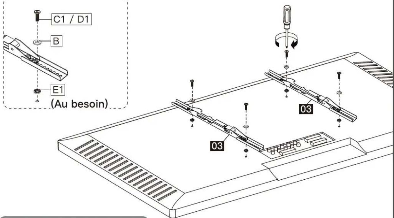 ErgoAV ERMMX1-01B - Déterminer la configuration de votre supports TV - 7