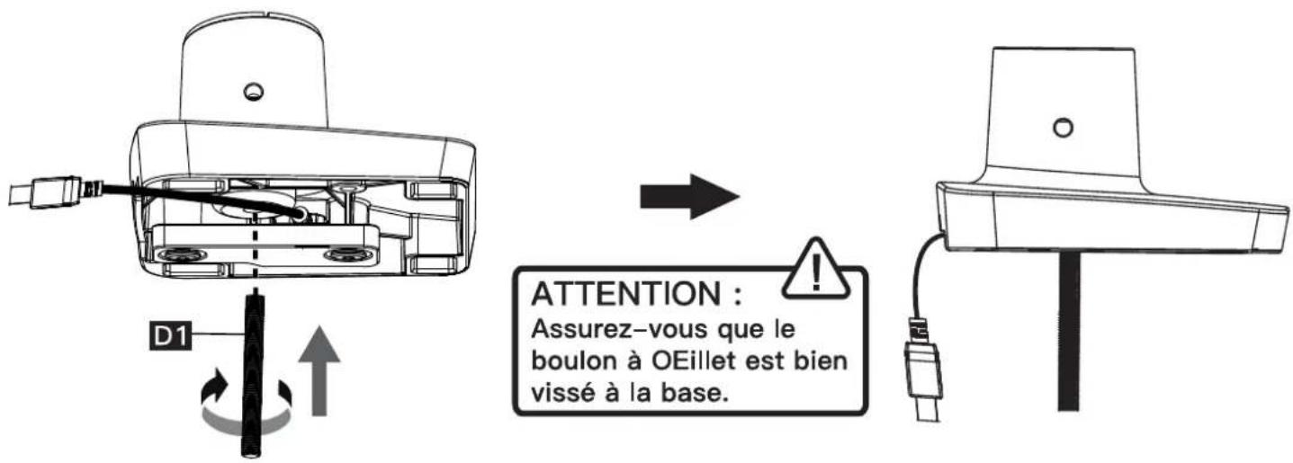 ErgoAV ERDGM2-01B - Option B : Pour le montage de l'oeillet - 1