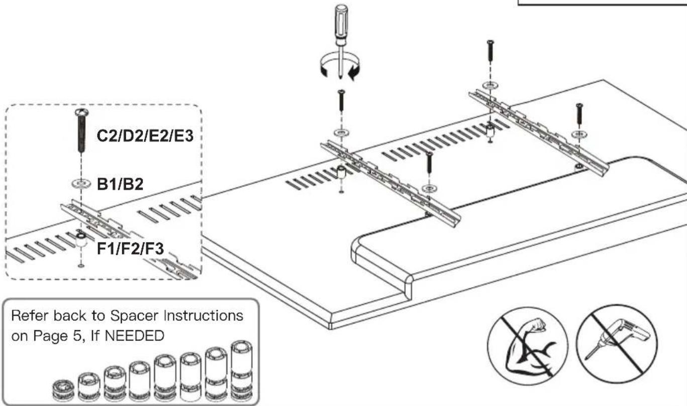 ErgoAV ERTSL1-01B - Option C (For TV with A "Bump") - 3