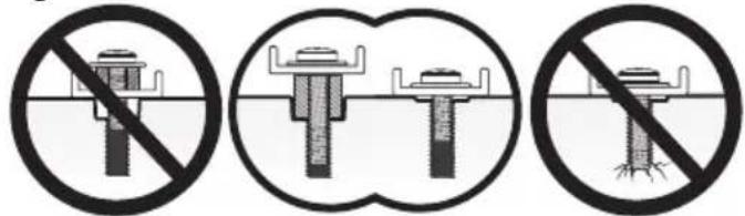 ErgoAV ERTSL1-01B - Select TV Bolts - 2