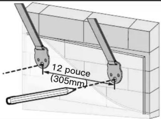 ErgoAV ERTSL1-01B - Pour une installation en béton massif ou en blocs de béton - 1