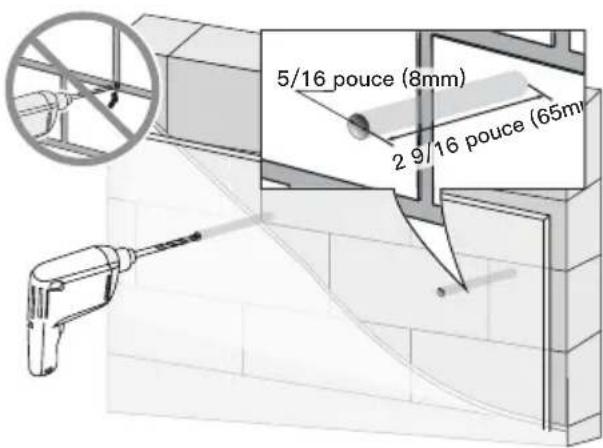 ErgoAV ERTSL1-01B - Pour une installation en béton massif ou en blocs de béton - 3