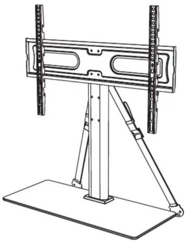 ErgoAV ERTSL1-01B - Table Top TV Stand Instruction Manual - 1