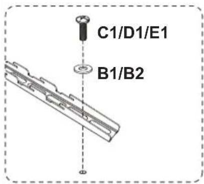 ErgoAV ERTSL1-01B - Select TV Bolts - 7