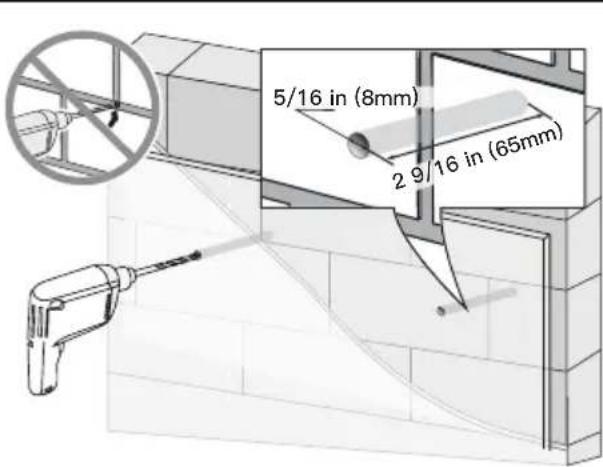 ErgoAV ERTSL1-01B - Step 6C For Solid Concrete or Concrete Block Installation - 3