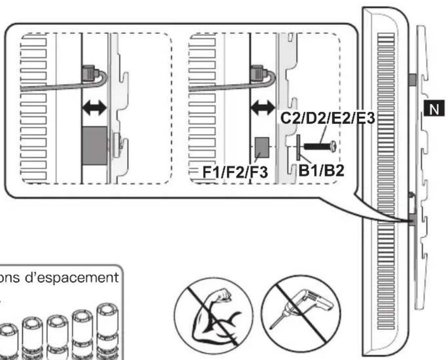 ErgoAV ERTSL1-01B - Option D (pour TV avec interférence de câble) - 1
