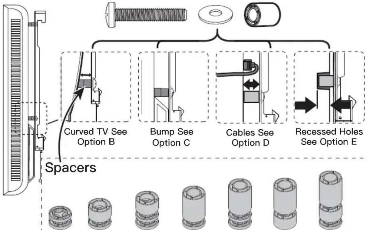 ErgoAV ERMMM6-01B - Select TV Bolts - 6