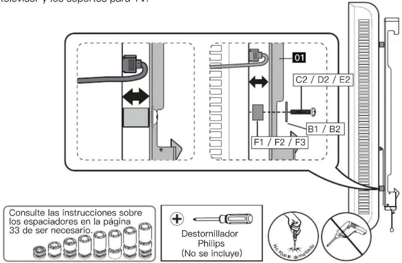 ErgoAV ERMMM6-01B - Opción D (para televisor con interferencia de cables) - 1